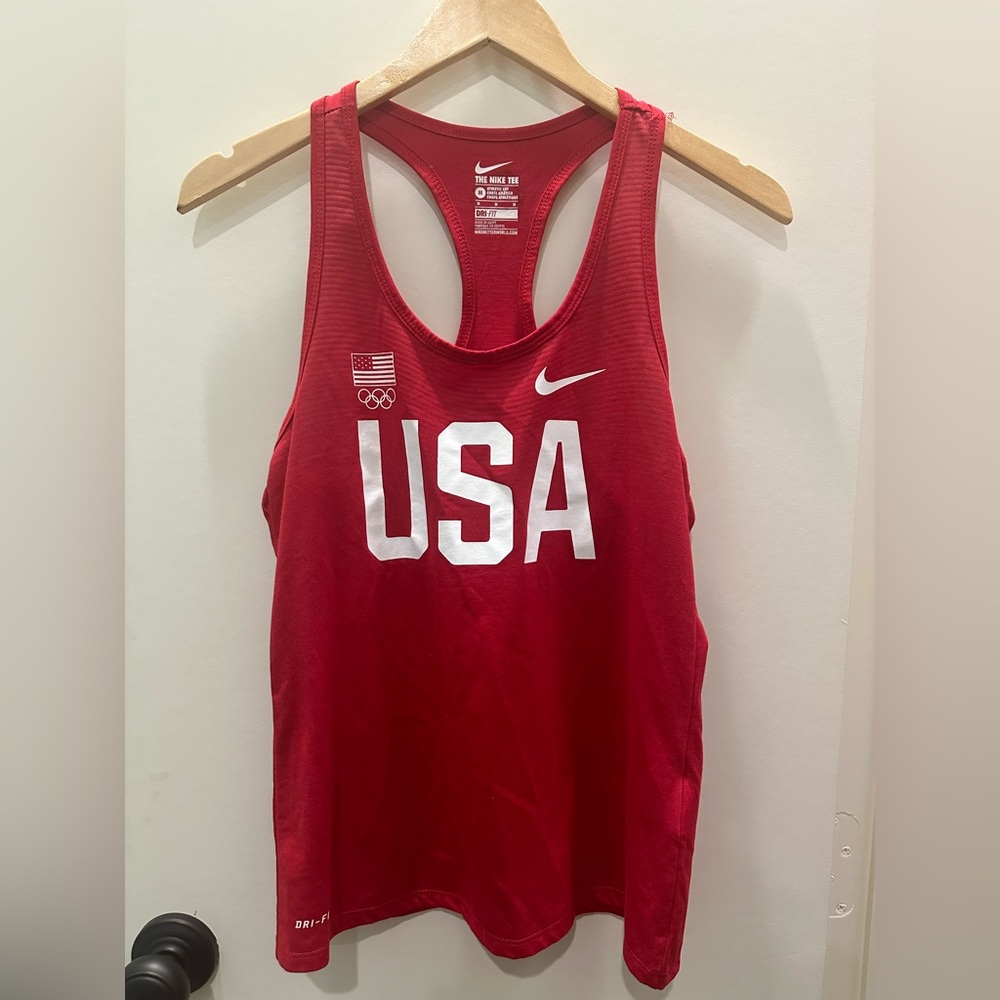 Nike USA Olympic Team Dri-Fit Athletic Cut Tank Top